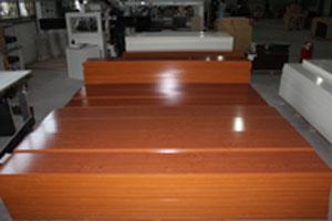 Ventage Style Laminated Particle Board TV Stand For Flat Screens Custom Made Color