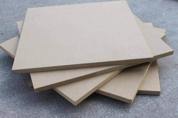 Raw / Plain High Density Fiberboard Sheets Waterproof Wood Fiber Material Panel